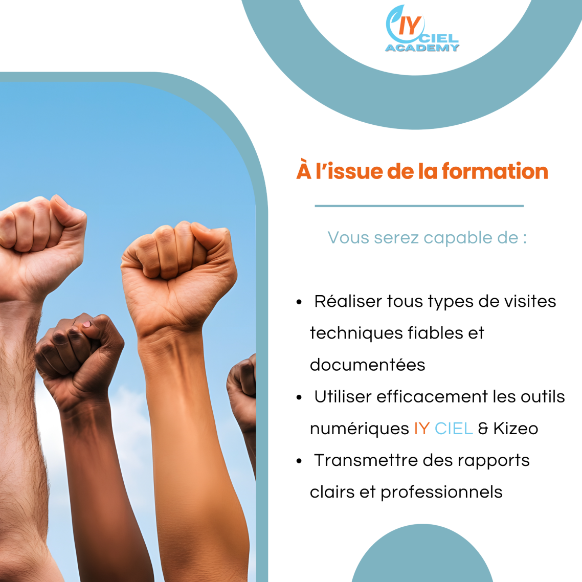 COMPETENCES ACQUISES AVEC IY CIEL ACADEMY